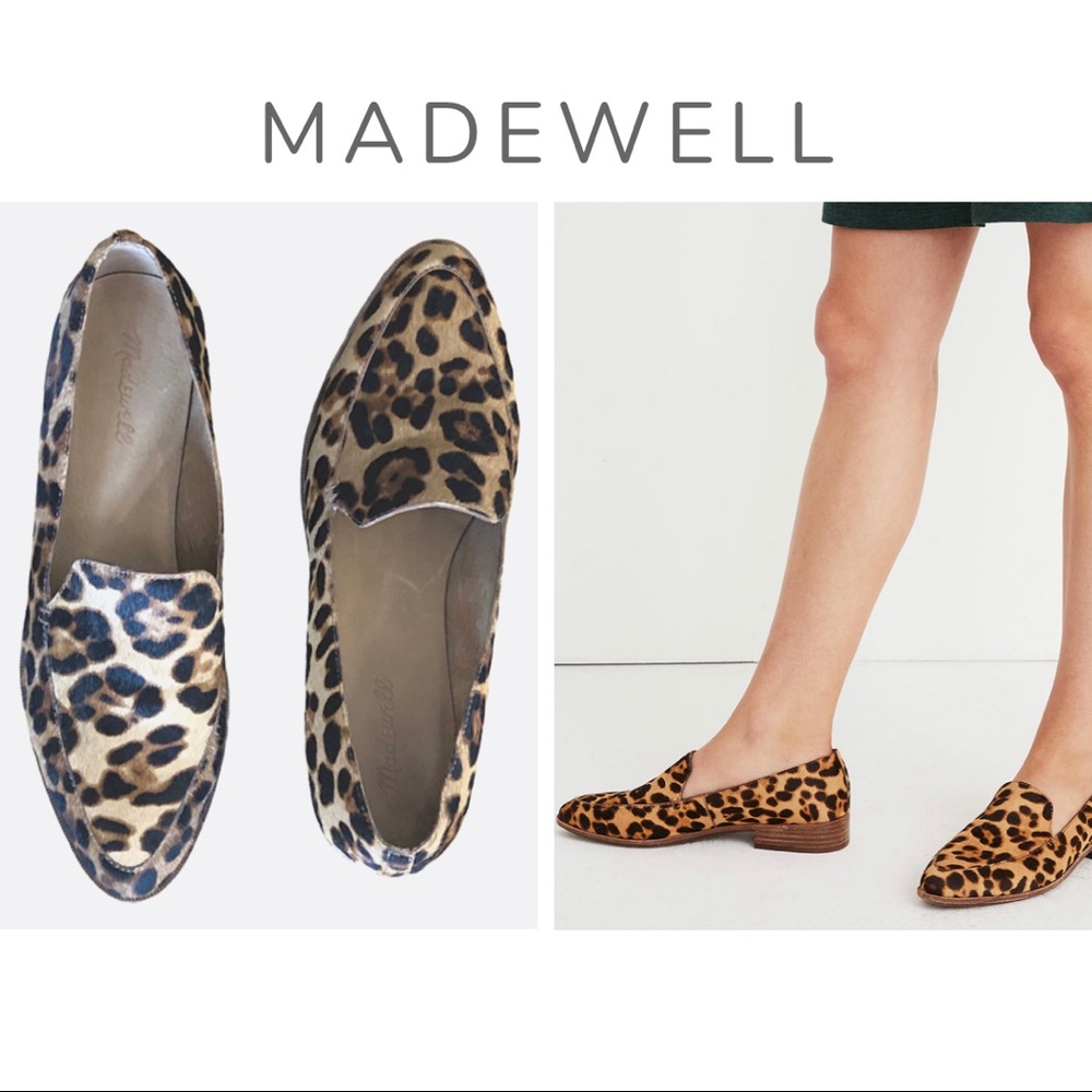 Madewell Frances Loafer in Leopard Calf Hair 10
